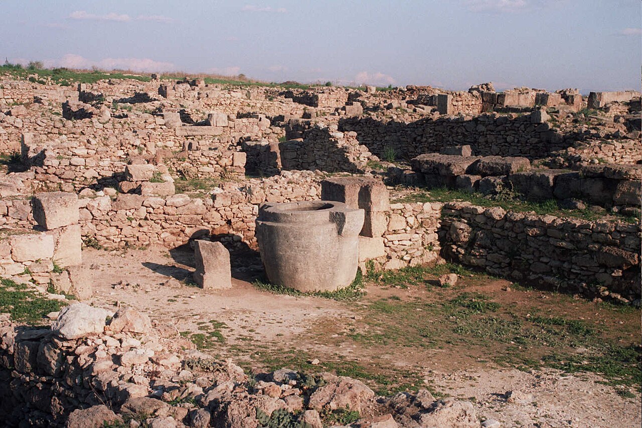 Ruínas da cidade de Ugarit, na Síria