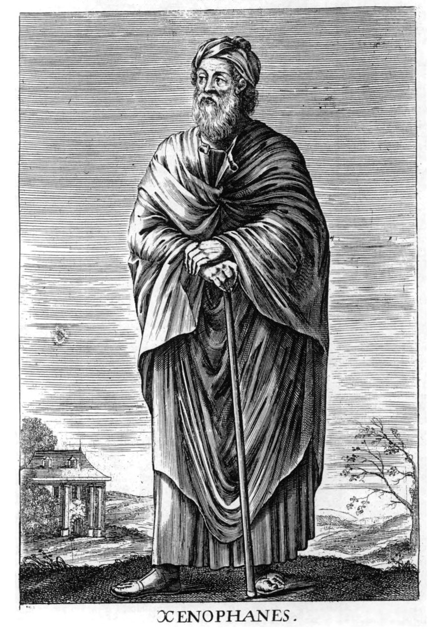 Xenófanes de Colofão, gravura do século XVII