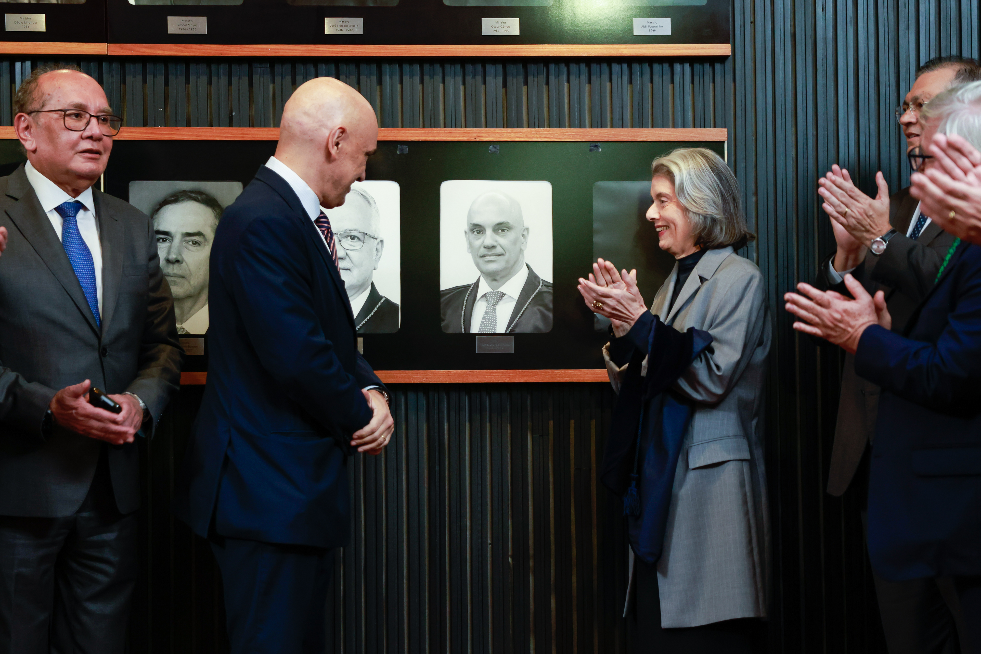 Ministro Alexandre de Moraes em cerimônia no Tribunal Superior Eleitoral em 2025.