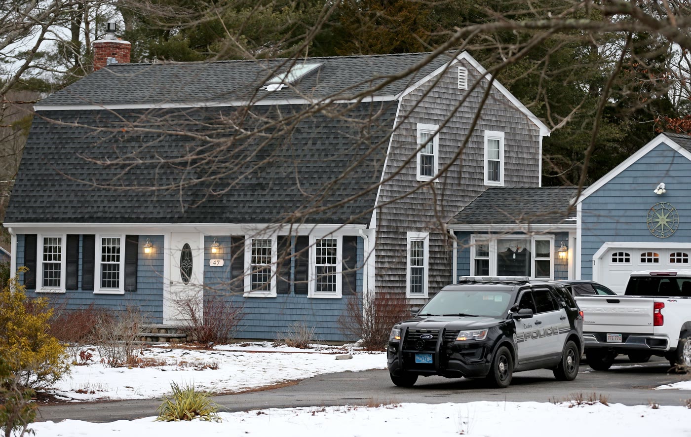 A antiga casa da família Clancy em Duxbury, Massachusetts