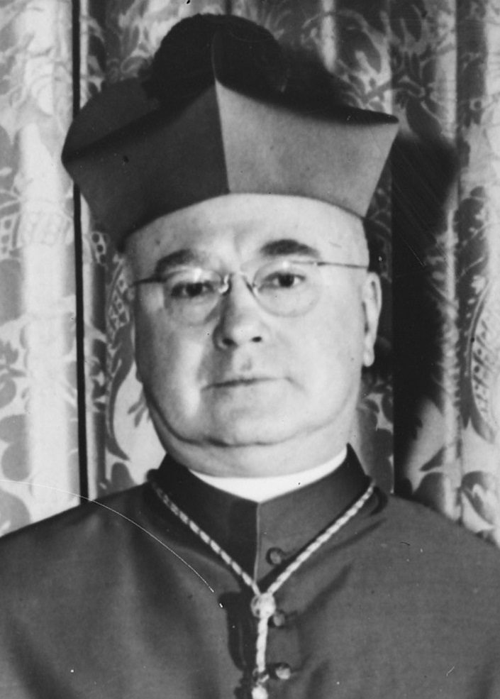 O cardeal Francis Spellman, arcebispo de Nova York