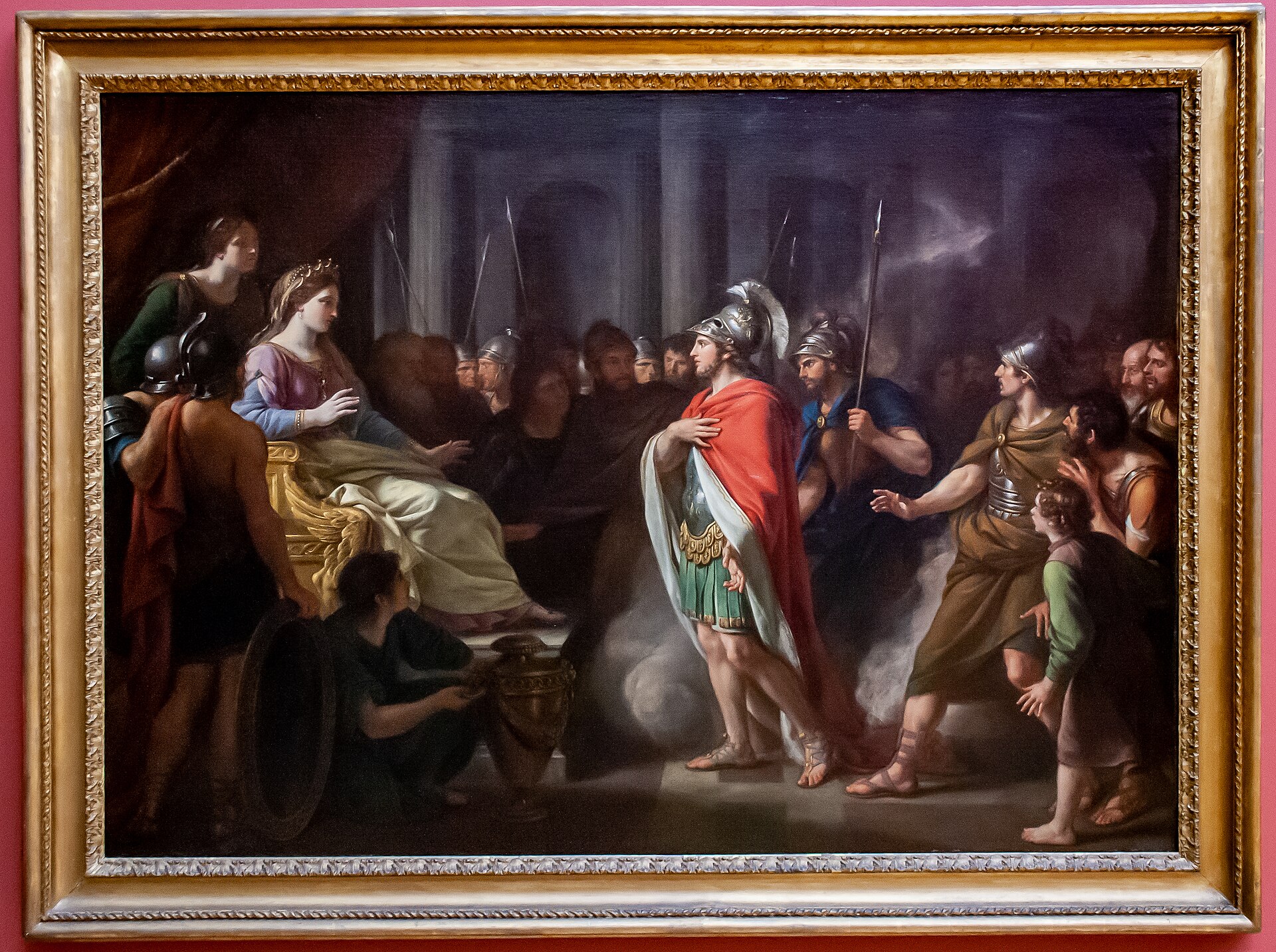 Dido e Eneias, o encontro no banquete