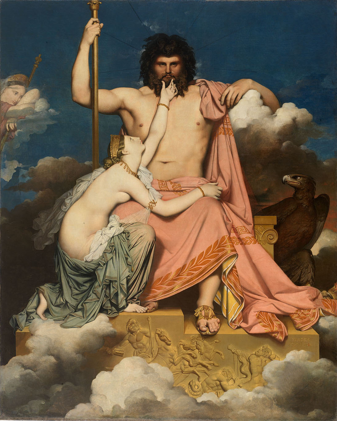 Tétis suplica a Zeus