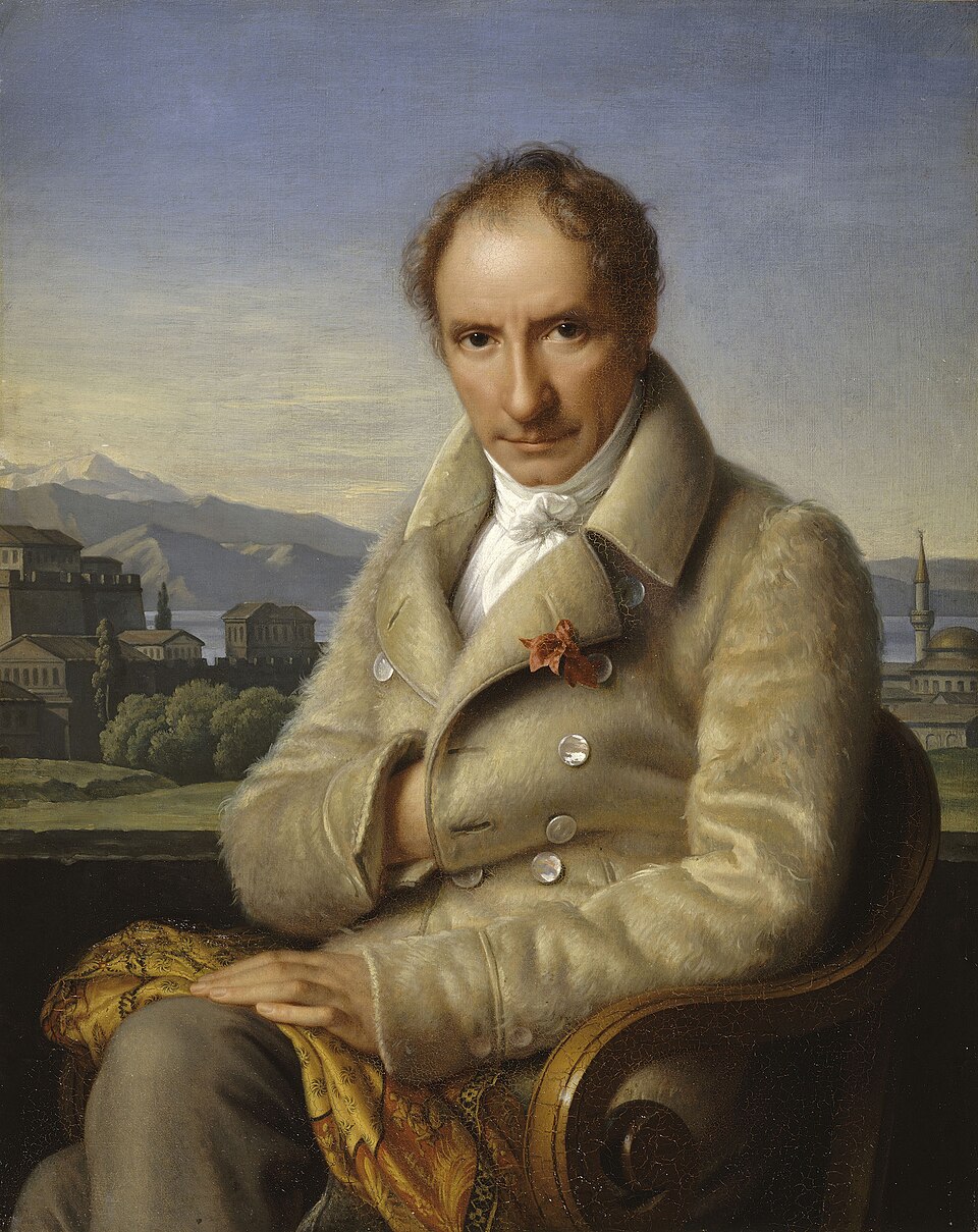 Retrato do diplomata e historiador francês François Pouqueville.
