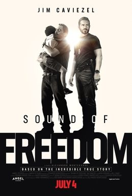 Pôster oficial de Sound of Freedom (Angel Studios, 2023)