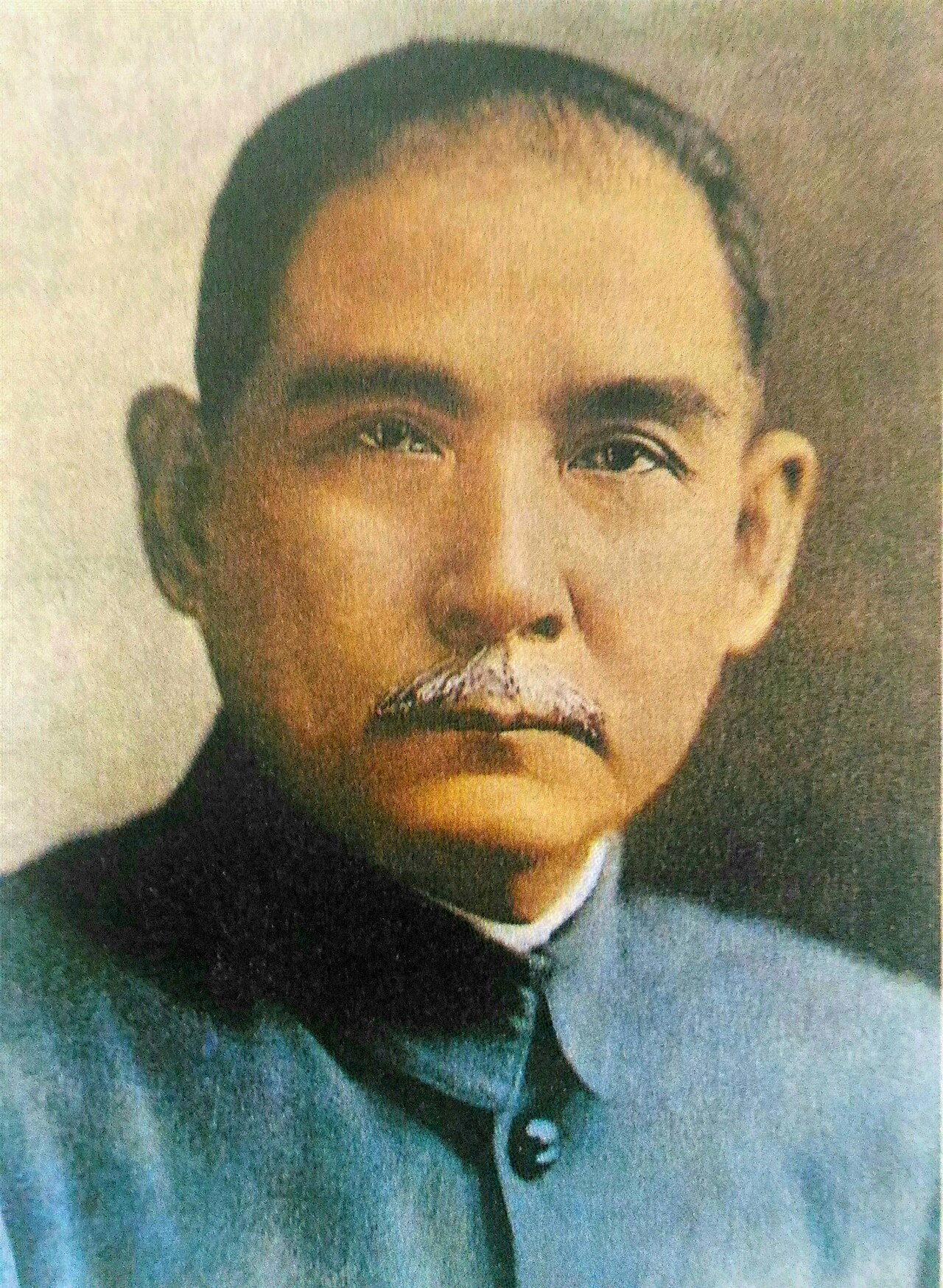 Sun Yat-sen, primeiro presidente provisório da República da China, considerado o 'pai da nação'.