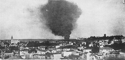 Incêndios em São Paulo durante a revolta de 1924
